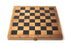 Dunkles Holz-Schachbrett
