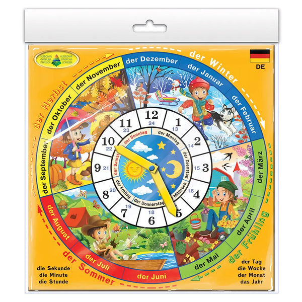 Spiel Zeit lernen (auf Deutsch)