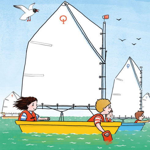 Pixie book. Yette and Finn go out to the open sea