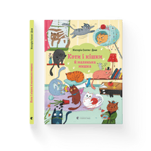 Cats and kittens and a little mouse (Ukrainian Edition)