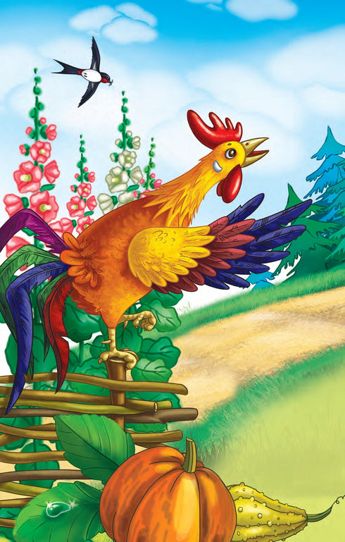 Котик і півник. Казка