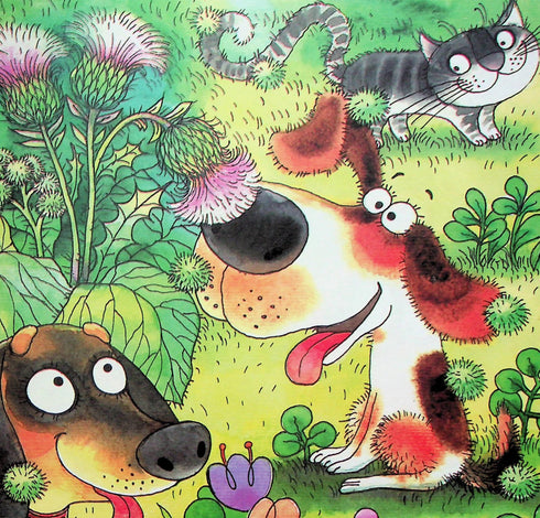 На пеньку сидів силач...