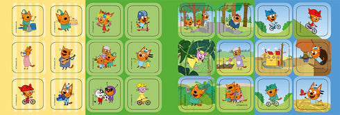 Drei Katzen. Abenteuer-Malbuch. Zusammen macht es mehr Spaß!