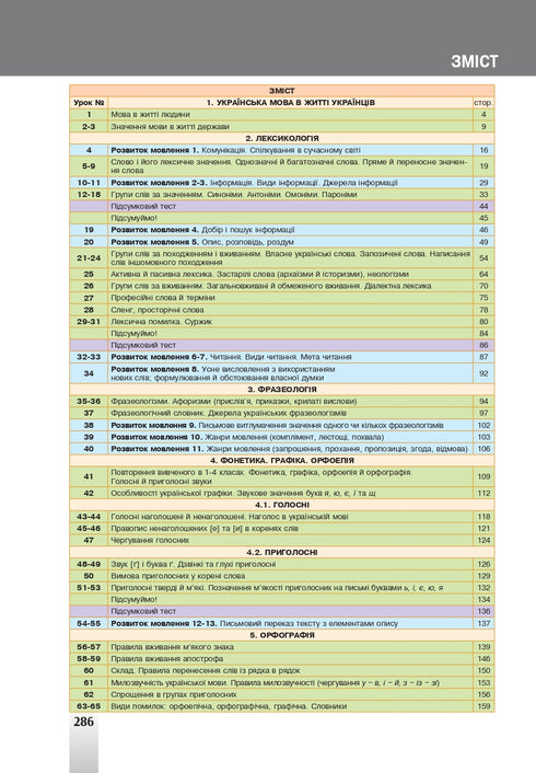 "Ukrainische Sprache" Lehrbuch für die 5. Klasse allgemeinbildender Schulen