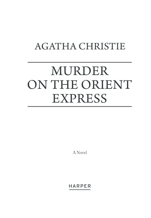 Murder on the Orient Express