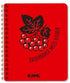 Besticktes Hemd meiner Pläne: Rotes Notizbuch - G1721004У