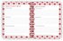 Besticktes Hemd meiner Pläne: Rotes Notizbuch - G1721004У