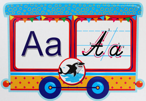 We study the alphabet. A set of demo cards