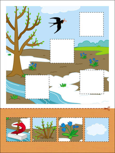 Applications. Level 1. Cutting out squares, rectangles (print run ended)